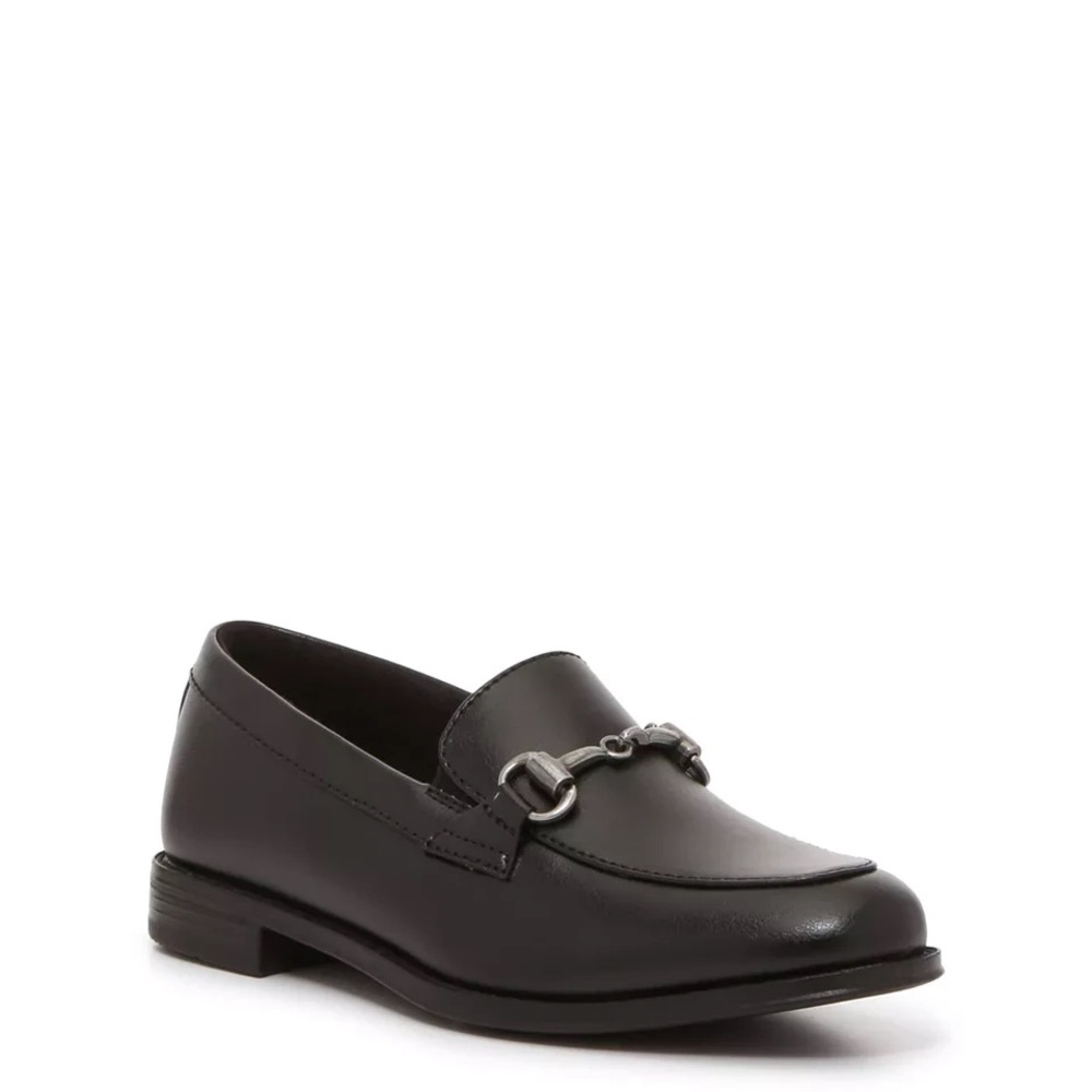 Boys Black Slip-On Loafers with Horse-bit detail 13 NIB